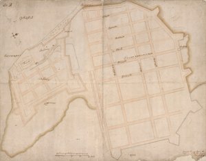 クリスチャニアとアガーシュウスの基本図 作： Isaac van Geelkerck